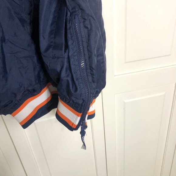 Vintage Starter Auburn Tigers Pullover V-Neck Jacket Windbreaker 90s Mens Medium - Picture 3 of 12